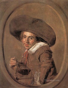 フランス・ハルス Painting - 大きな帽子をかぶった若者の肖像画 オランダ黄金時代 フランス・ハルス
